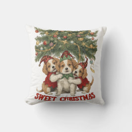Sweet Christmas Hug – Merry Dogs and Holiday Cheer Kussen