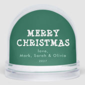 Sweet Christmas One foto Sneeuwbol (Voorkant)