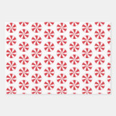 Sweet Christmas Peppermint Inpakpapier Vel (Voorkant)