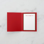 Sweet Christmas wenst snoep voeg bericht toe Feestdagen Kaart (Binnen)