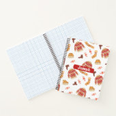 Sweet Christmas winterkleding Notitieboek (Binnen)