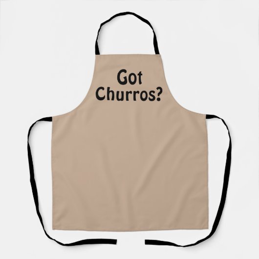 Sweet Churros Tan Black Baking Schort (Voorkant)