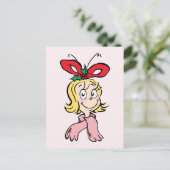 Sweet Cindy Lou Who Portrait Briefkaart (Staand voorkant)