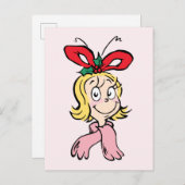 Sweet Cindy Lou Who Portrait Briefkaart (Voorkant / Achterkant)