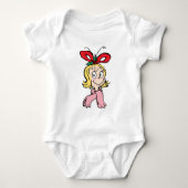 Sweet Cindy Lou Who Portrait Romper (Voorkant)