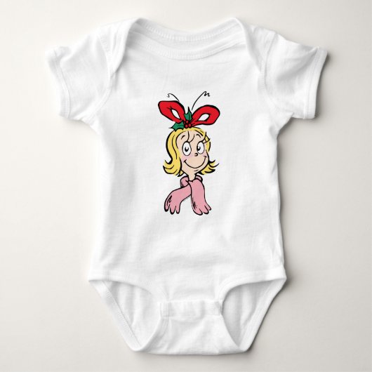 Sweet Cindy Lou Who Portrait Romper (Voorkant)