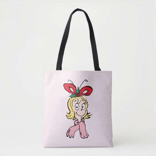 Sweet Cindy Lou Who Portrait Tote Bag (Voorkant)
