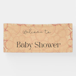 Sweet Citrus Bliss: een frisse nieuwe beginnende b Spandoek