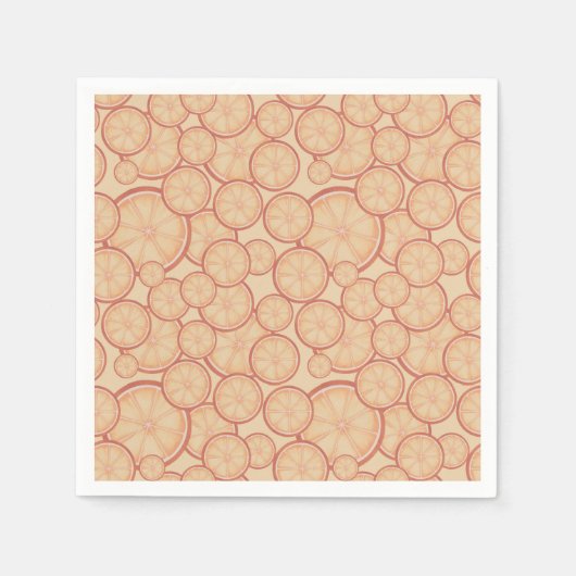 Sweet Citrus Bliss: een nieuw begin Servet (Voorkant)