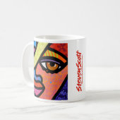 "Sweet City Woman" Koffiemok (Voorkant links)