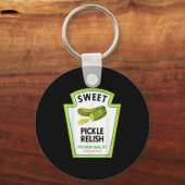 Sweet Ckle Relish Funny Condiment Costume Party Ma Sleutelhanger (Voorkant)