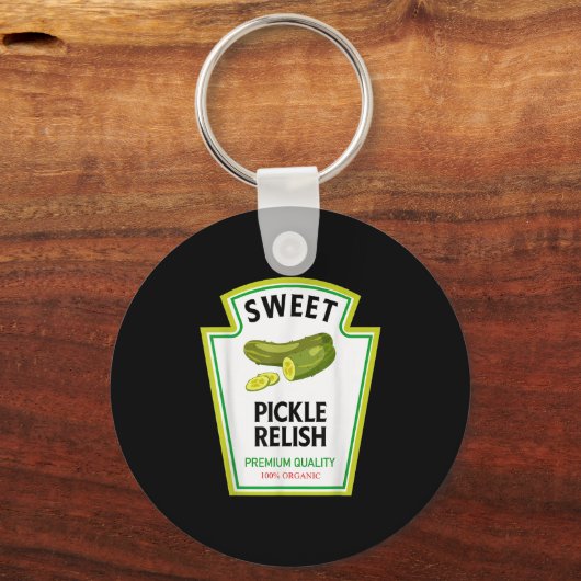 Sweet Ckle Relish Funny Condiment Costume Party Ma Sleutelhanger (Voorkant)