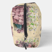 Sweet classic feminine dusty pink flowers toilettasje (Rechts)