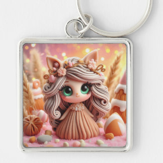 Sweet Clay Creature Princess Sleutelhanger