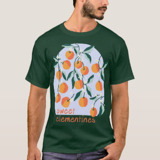 Sweet Clementines Blauw T-shirt