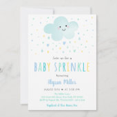 Sweet Cloud Blue Baby Sprinkle Kaart (Voorkant)