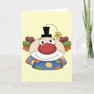 Sweet Clown Face Kaart