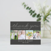 Sweet Collage Weddenschap Hartelijk dank Kaart - K (Staand voorkant)