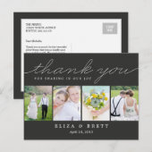 Sweet Collage Weddenschap Hartelijk dank Kaart - K (Voorkant / Achterkant)