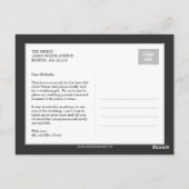 Sweet Collage Weddenschap Hartelijk dank Kaart - K (Achterkant)