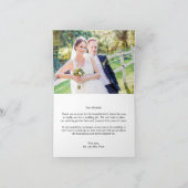 Sweet Collage Weddenschap Hartelijk dank - Roze Bedankkaart (Binnen)