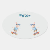 Sweet Collection Ovale Sticker (Voorkant)