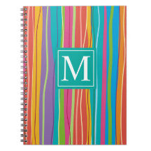 Sweet Colorful Abstract Monogram | Laptop