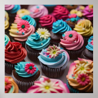 Sweet Colorful Cupcakes versie 1