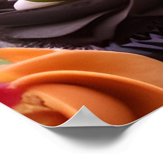 Sweet Colorful Cupcakes versie 2 Poster (Hoek)
