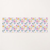 Sweet colorful floral  yogamat (Voorkant (horizontaal))