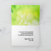 Sweet Columbine Conure Pet Bird Gratitude Blessing Kaart (Binnen)