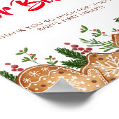 Sweet Cookie Baby's eerste bibliotheek Baby shower Poster (Hoek)