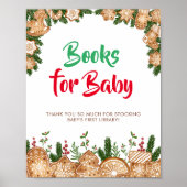 Sweet Cookie Baby's eerste bibliotheek Baby shower Poster (Voorkant)