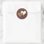 Sweet Cookie Love Ronde Sticker (Tas)