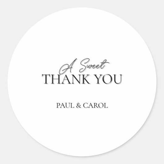 Sweet Cookie Marketing Gift Sticker – Klantapp (Voorkant)