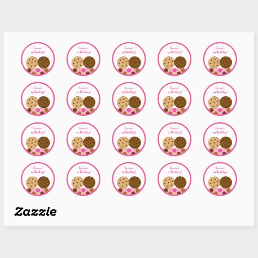 Sweet Cookie Stickers Envelope Seals (Vel)
