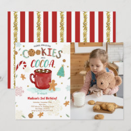 Sweet Cookie Verjaardag Foto uitnodiging