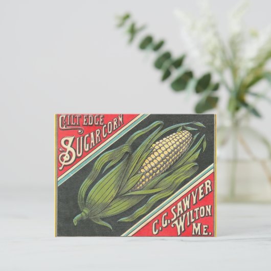 Sweet Corn Briefkaart (Staand voorkant)