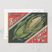 Sweet Corn Briefkaart (Voorkant / Achterkant)