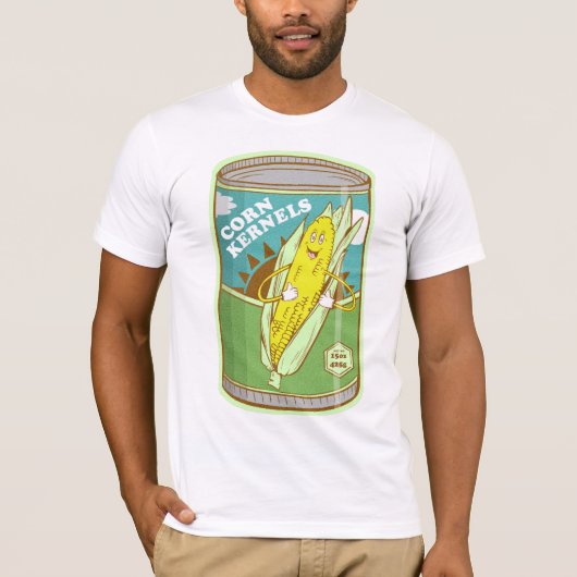 Sweet Corn in a Can T-shirt (Voorkant)