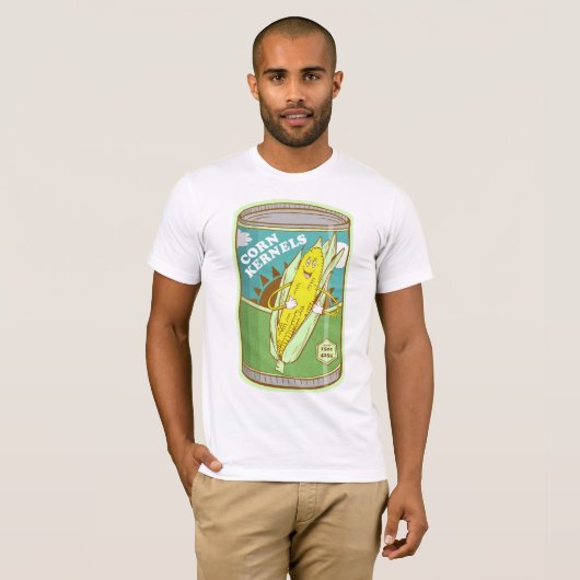 Sweet Corn in a Can T-shirt (Voorkant volledig)