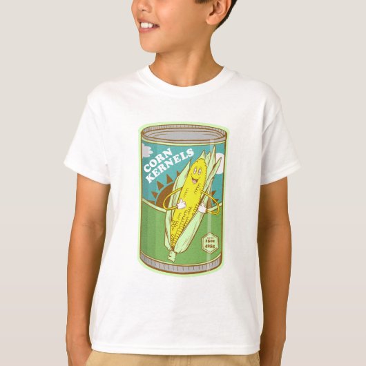 Sweet Corn in een blik T-shirt (Voorkant)