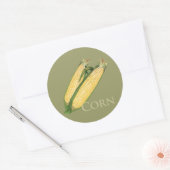 Sweet Corn Ronde Sticker (Envelop)