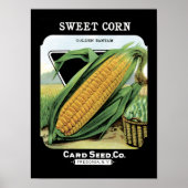 Sweet Corn  Seed Packet Poster (Voorkant)