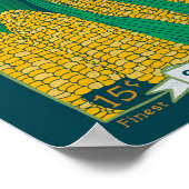 Sweet Corn Seed Packet Poster (rijke marine) (Hoek)
