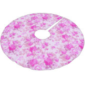 Sweet Cottage Paarse en roze kerst Kerstboom Rok (Gekanteld)