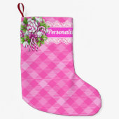 Sweet Cottage Roze en Paarse Kleine Kerstsok (Voorkant)