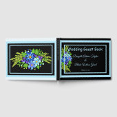 Sweet, Country Blue Floral Wedding, Reception Gastenboek (Volledig)