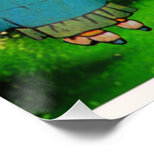 Sweet Country Life Groen Boerderijen Hillside Rust Perfect Poster (Hoek)