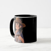 Sweet Cowboy Moment – Whimsical Coffee Mug Mok (Voorkant links)